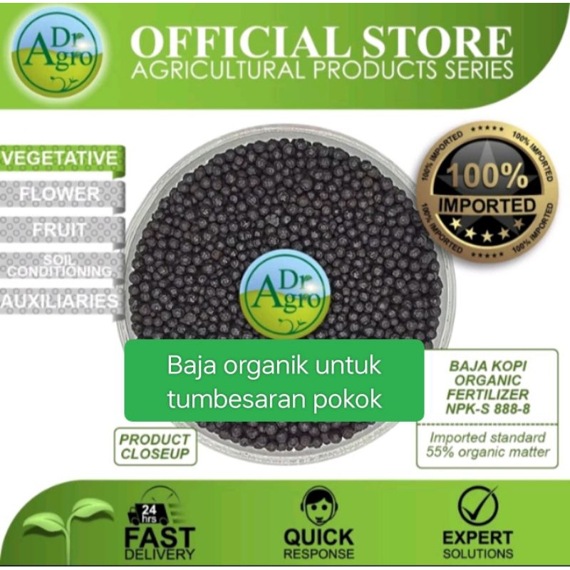 Dr. Agro || [1kg] Imported Baja KOPI NPK-S 888-8 (Humic & Amino Acid ...