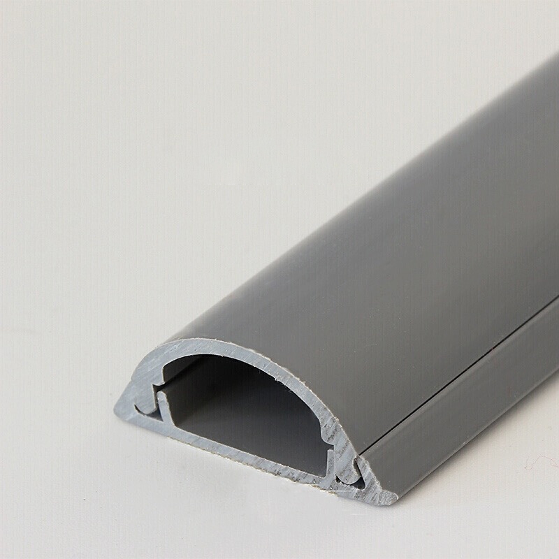1M Self-Adhesive Raceway Wall Cord Duct Cover Cable Duct/Trough PVC ...