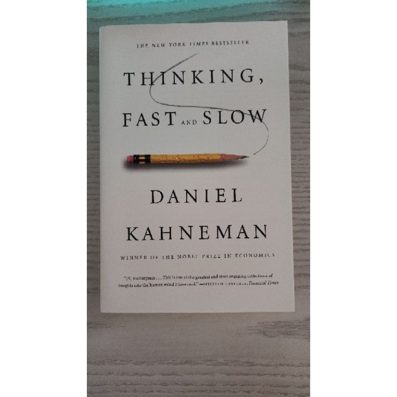 (used) thinking fast and slow (Daniel Kahneman) | Shopee Malaysia