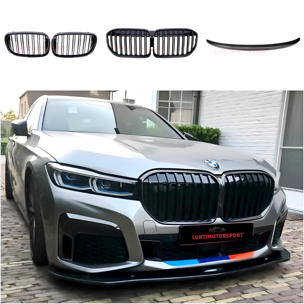 7 SERIES G11 G12 FIT REAR M PERFORMANCE WING SPOILER GRILL 740Le 750Li