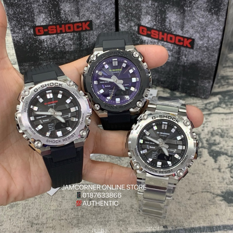 100 ORIGINAL CASIO G SHOCK GST B600 1A GST B600A 1A6 GST B600D 1A the slimmest metal resin G STEEL to date. Shopee Malaysia