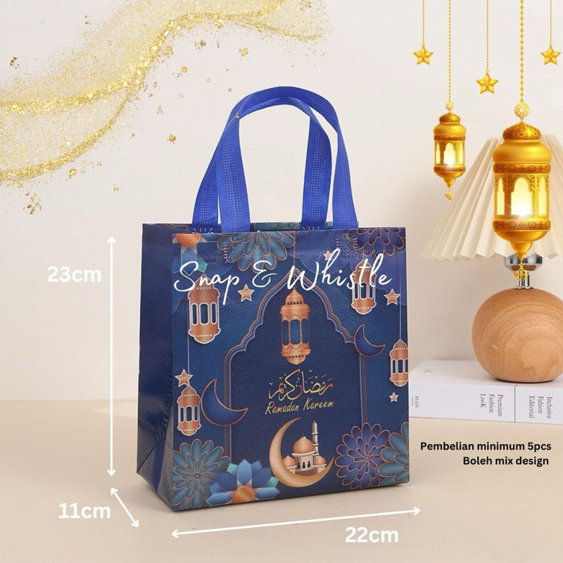 [NEW] 2025 Aidilfitri Syawal Ramadan Raya Gift Bag Non-Woven Tote Bag ...