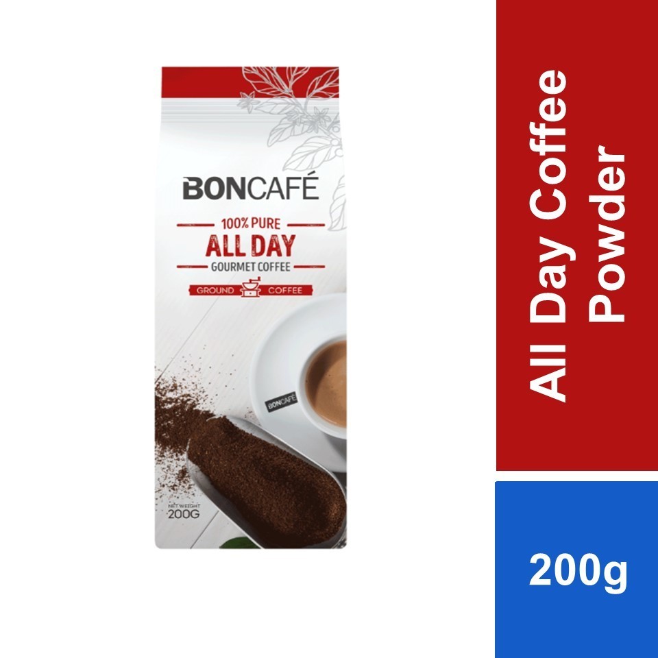 Boncafe 100% Pure All Day Gourmet Ground Coffee 200g | Shopee Malaysia