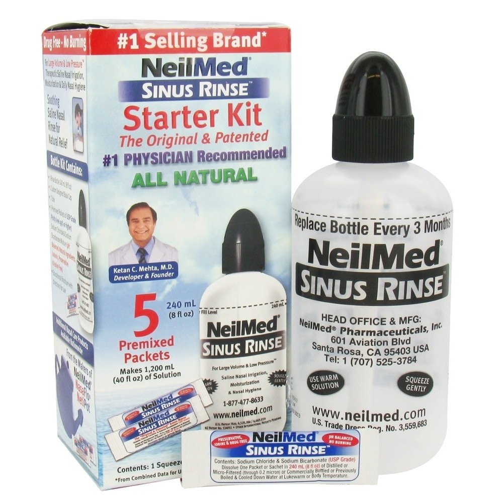 Neilmed Sinus Rinse Starter Kit [1 Bottle+1 Sachet] | Shopee Malaysia