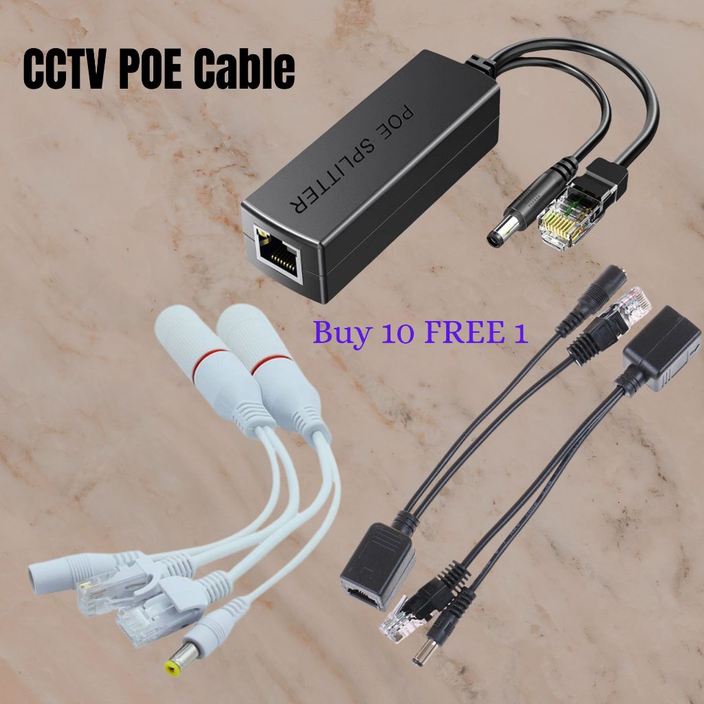 48V To 12V POE Splitter - Power Over Ethernet Injector Power Supply For ...