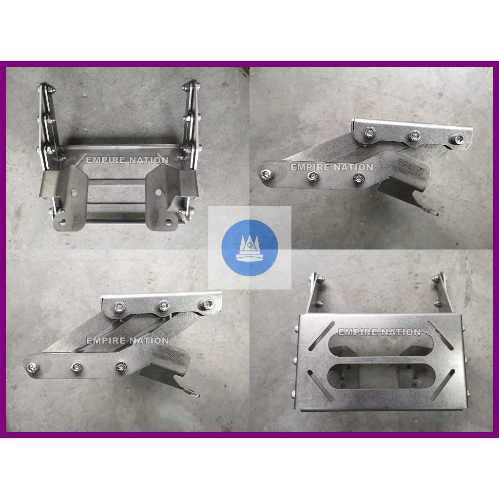 PARAM MONORACK CNC STAINLESS STEEL FOLDABLE Y15ZR LC135 RS150 Y16ZR RSX ...