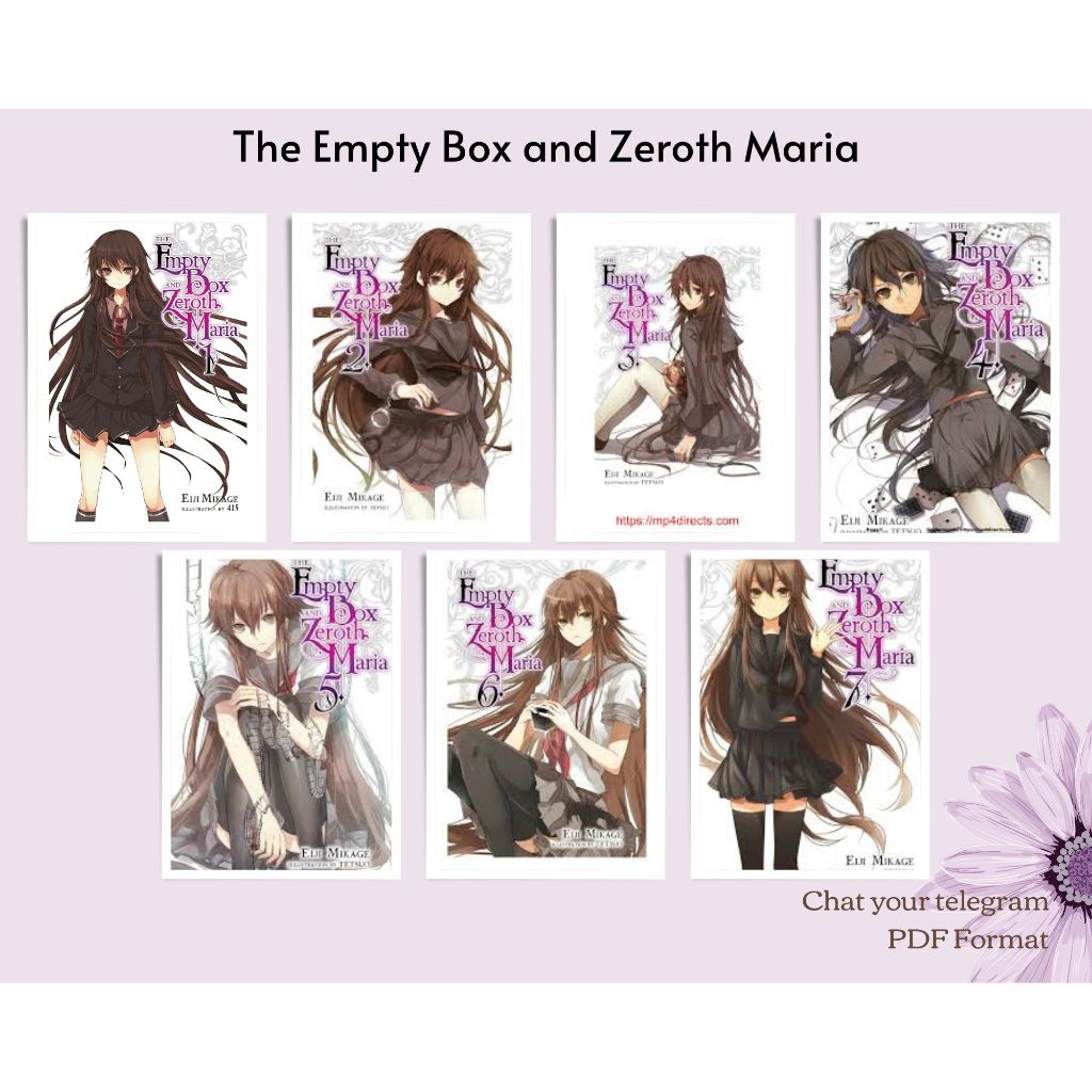 The Empty Box and Zeroth Maria Light Novel (7 Book Series) Shopee