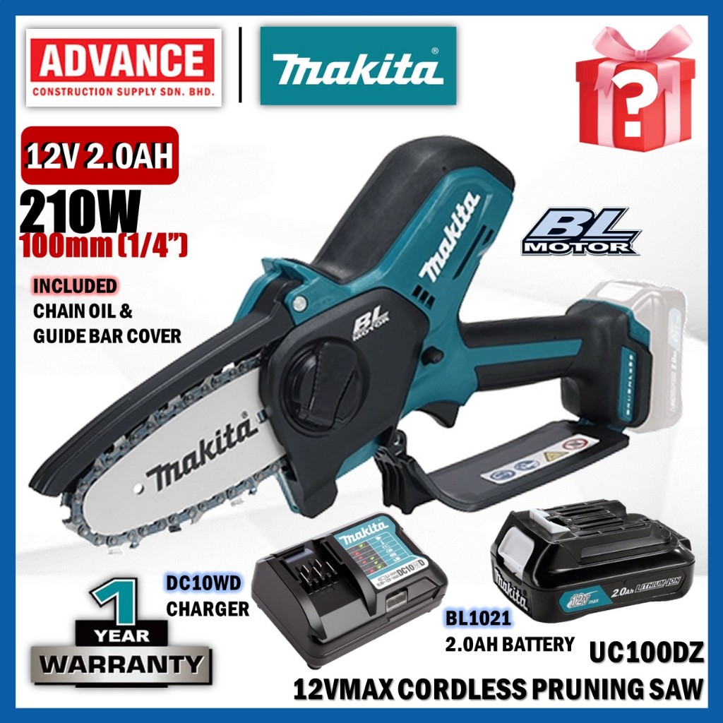 Makita Uc100dz 12vmax Cordless Pruning Saw 100mm 4 Shopee Malaysia 3139