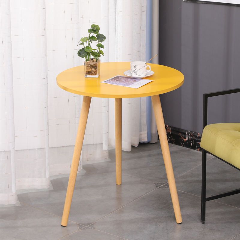 Simple small coffee table simple modern creative small round table ...