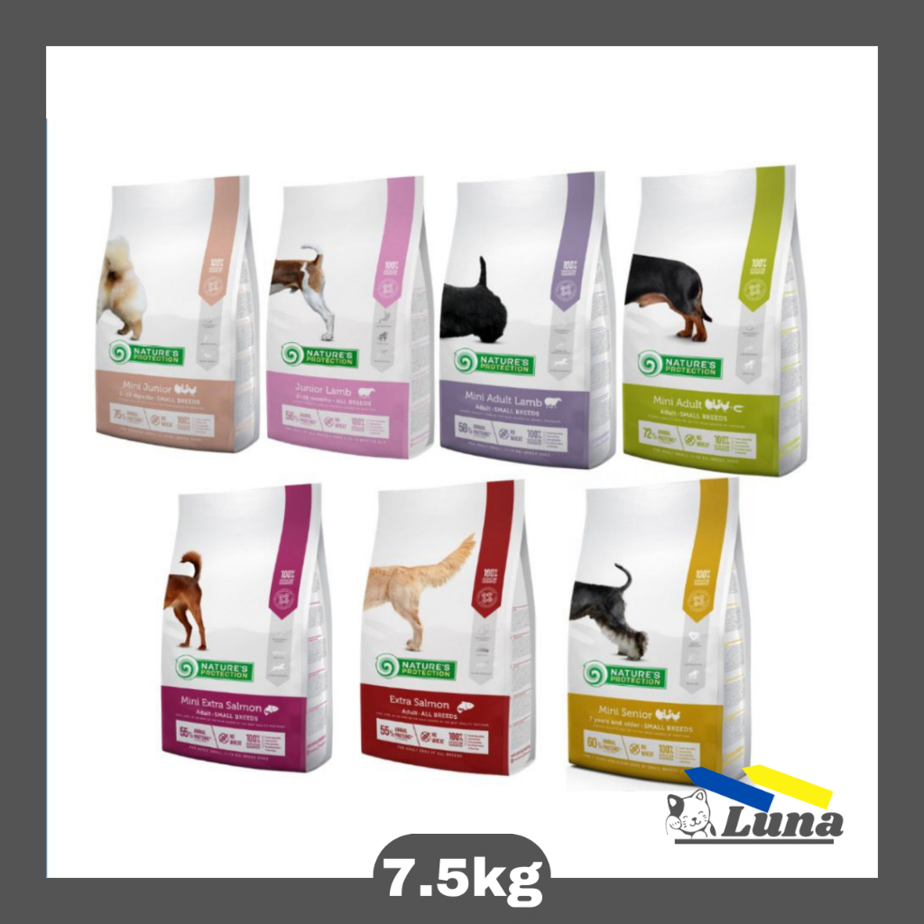 Nature's Protection Dog Food 7.5kg (Mini Junior, Mini Adult, Junior