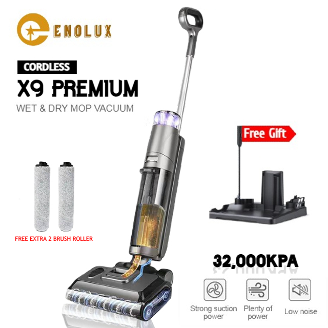 EN0LUX Cordless Wet And Dry Mop Vacuum Cleaner X9 PREMIUM Shopee Malaysia