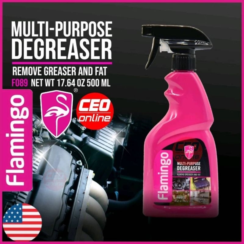 CEO 🇲🇾 FLAMINGO Multipurpose Degreaser Car Engine Interior Cleaner Spray Kitchen Oven Fabri