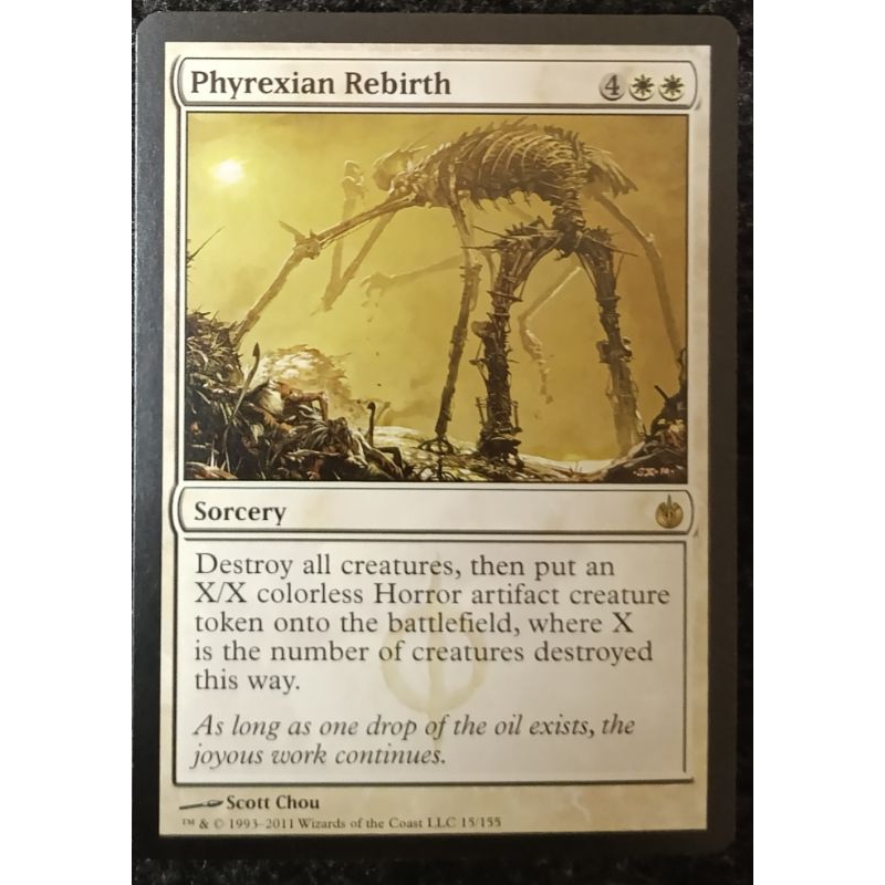 Magic The Gathering : Phyrexian Rebirth Rare Mirrordin Besieged Card 