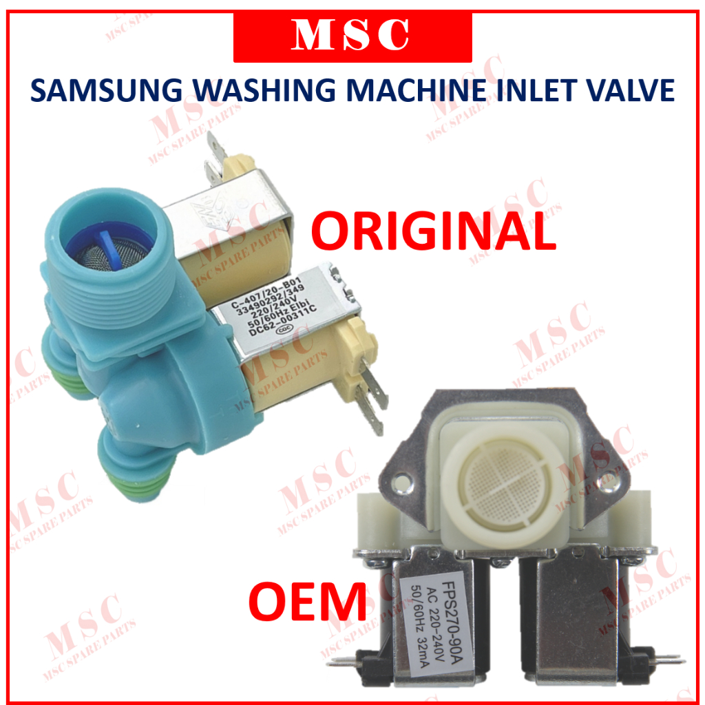 WA13T5360BV / WA85T5160BY SAMSUNG WASHING MACHINE WATER INLET VALVE