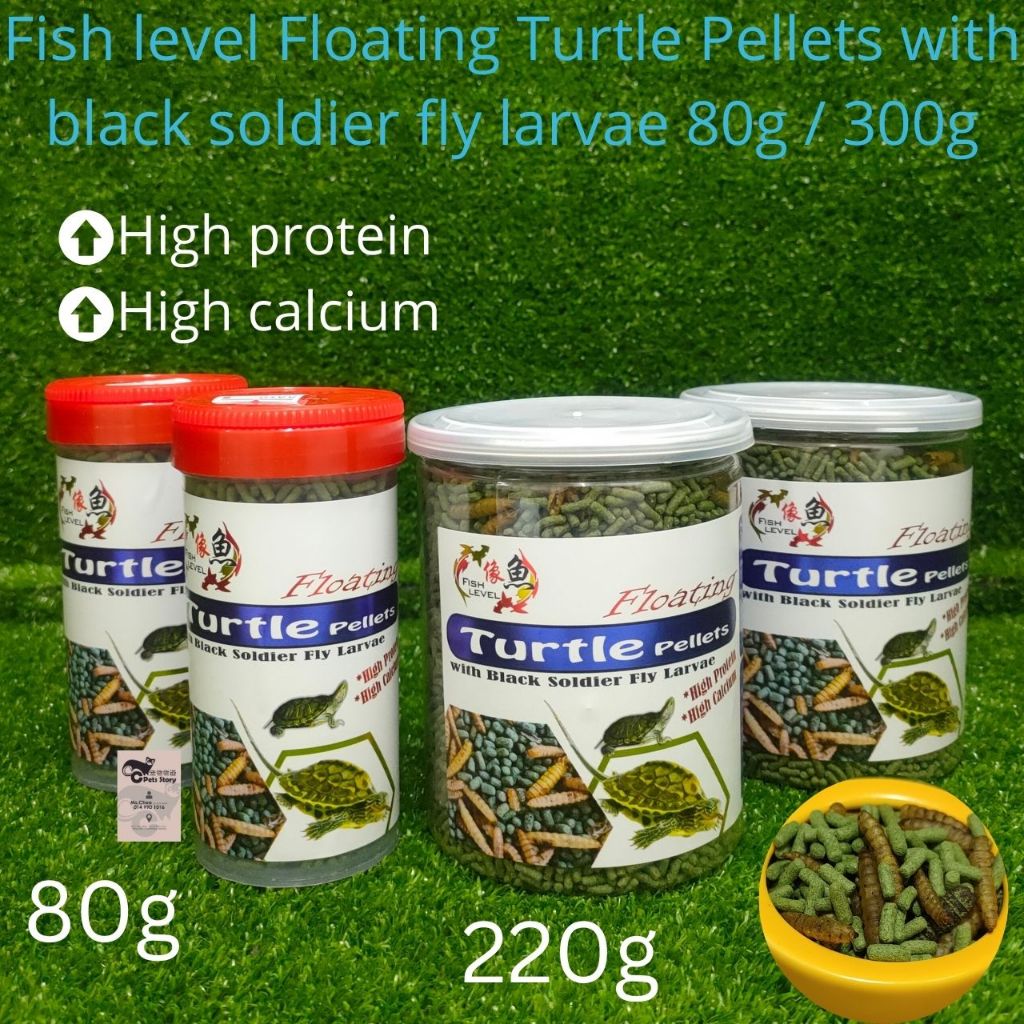 CC Pets Story Ready Stock | Fish Level Floating Turtle Pellets with ...