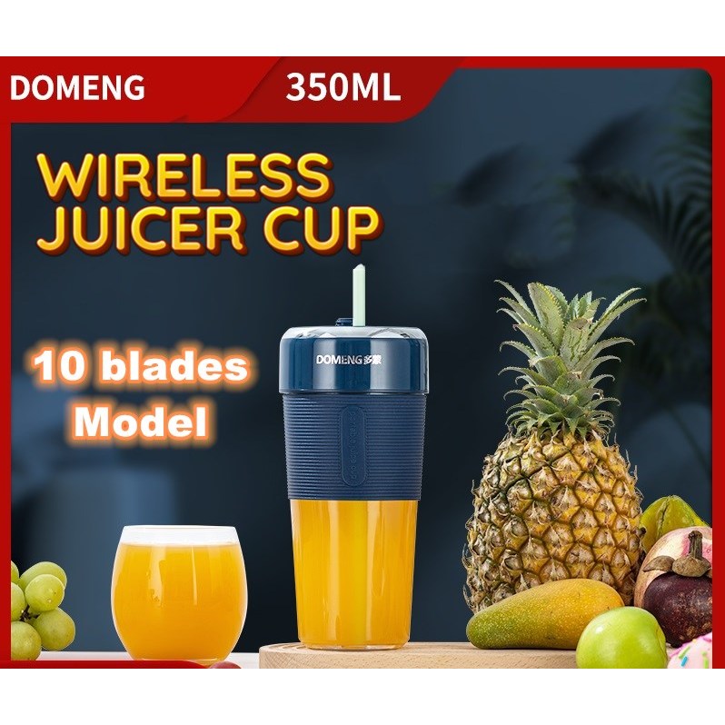 DOMENG Blender Mini Blender Juicer Cup Usb Wireless Mixer Home Kitchen