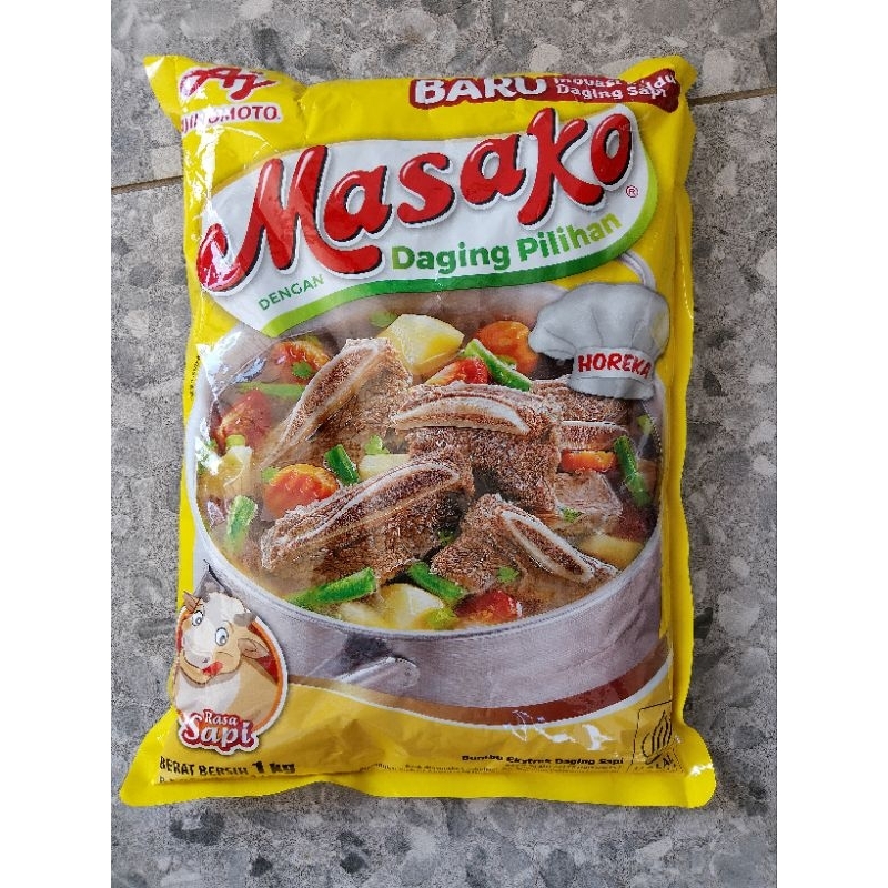masako sapi bumbu perisa rasa sapi kemasan 1 kg | Shopee Malaysia