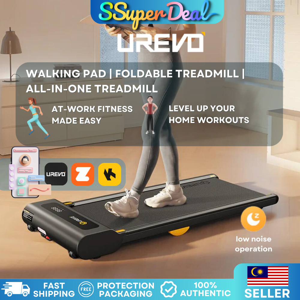 (READY STOCK) XiaoMi UREVO U1 Walking Machine Walking Treadmill Walking ...