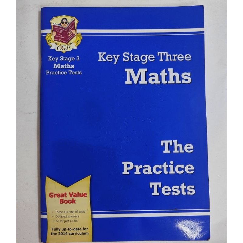 CGP Key Stage 3 Maths The practice Tests IGCSE O Level Reference Book ...