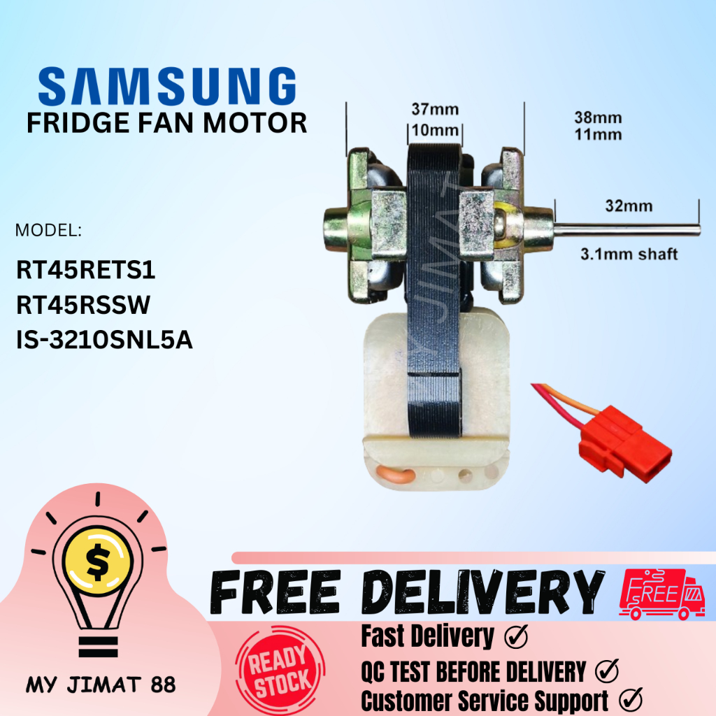 SAMSUNG FRIDGE FAN MOTOR RT45RETS1 /RT45RSSW/ IS3210SNL5A Refrigerator