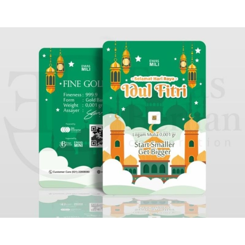 Hari Raya Mini gold Bar 999.9 0.001g | Shopee Malaysia