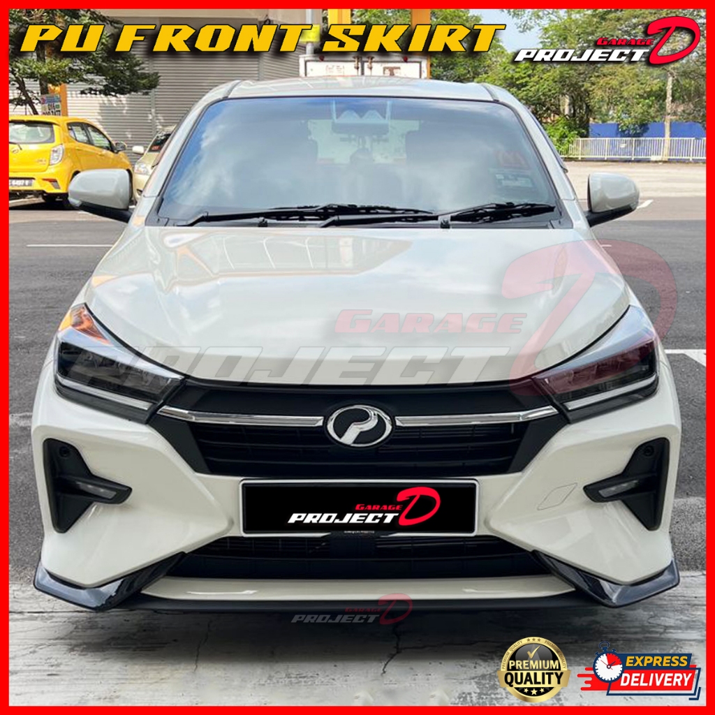 💥READY STOCK💥Perodua New Axia 2023 Front Skirt * G.U Design PU Material ...