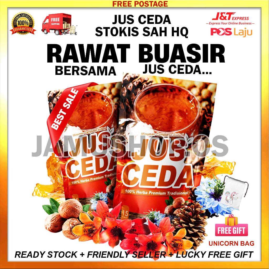 Jus Ceda ORIGINAL HQ Herba Penawar Buasir Hemors Kronik Rawat Dalam ...