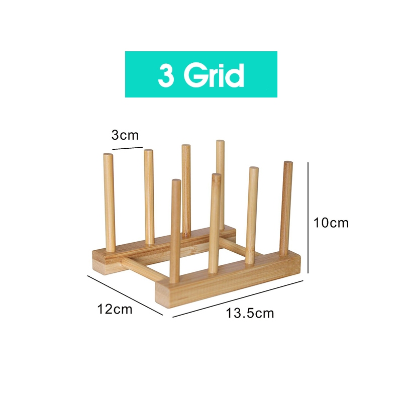 Kitchen Dish Rack Wooden Dish Drainer Plate Rack Bowl Rack Plate ...