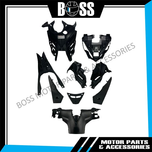 YAMAHA LC135-NEW V4 V5 V6 V7 (100% ORIGINAL) 9IN1 Black Inner Cover Set ...