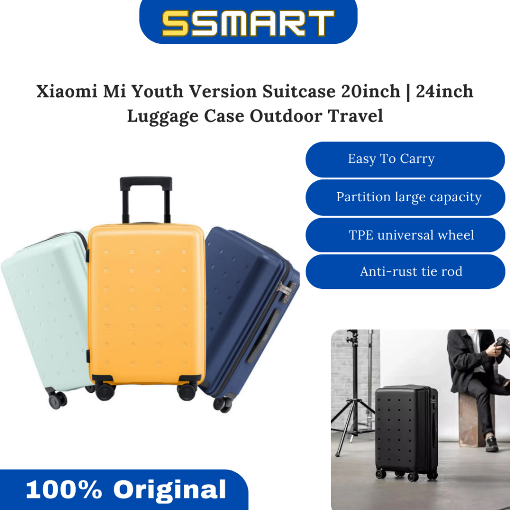 Xiaomi Mi Youth Version Suitcase 20inch | 24inch TSA Lock Spinner Wheel ...