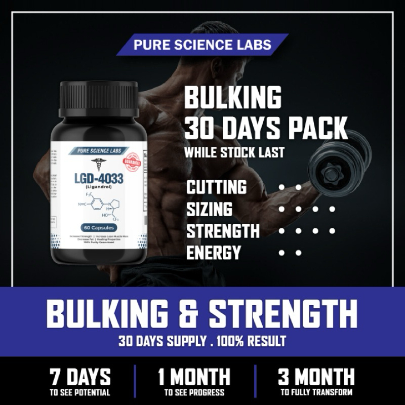 LGD 4033 SARM BEST PURE SCIENCE LAB BULKING &STRENTGH Shopee Malaysia