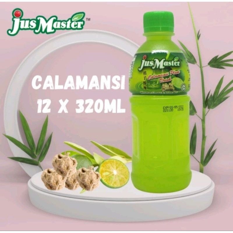 Jusmaster Calamansi Plum Flavour Drinks 12 x 320ml | Shopee Malaysia