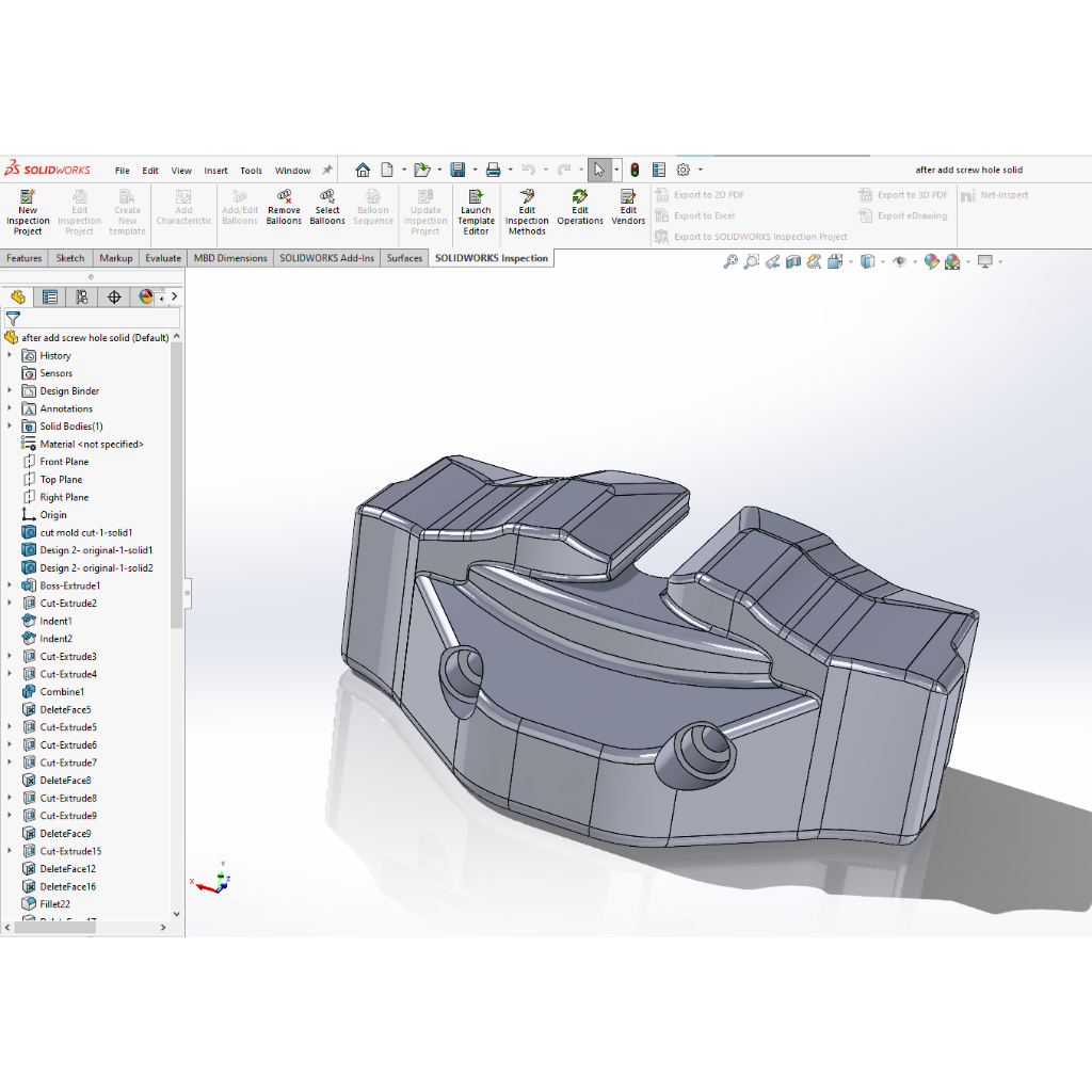 Upah Solidworks / Inventor- 3D, Assembly, Drawing, Simulation and More ...