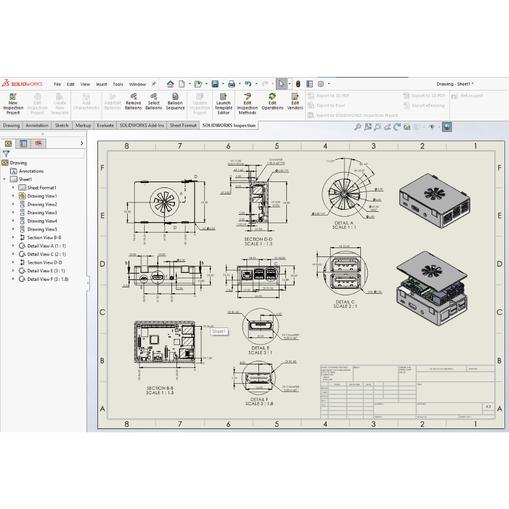 Upah Solidworks / Inventor- 3D, Assembly, Drawing, Simulation and More ...