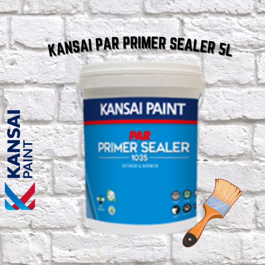 Kansai PAR Primer Sealer for Interior and Exterior wall 5L Undercoat