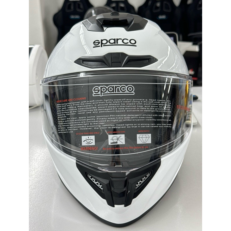 WHITE XPRO / X PRO Sparco XPro Helmet for Track Day, Drift, Drag