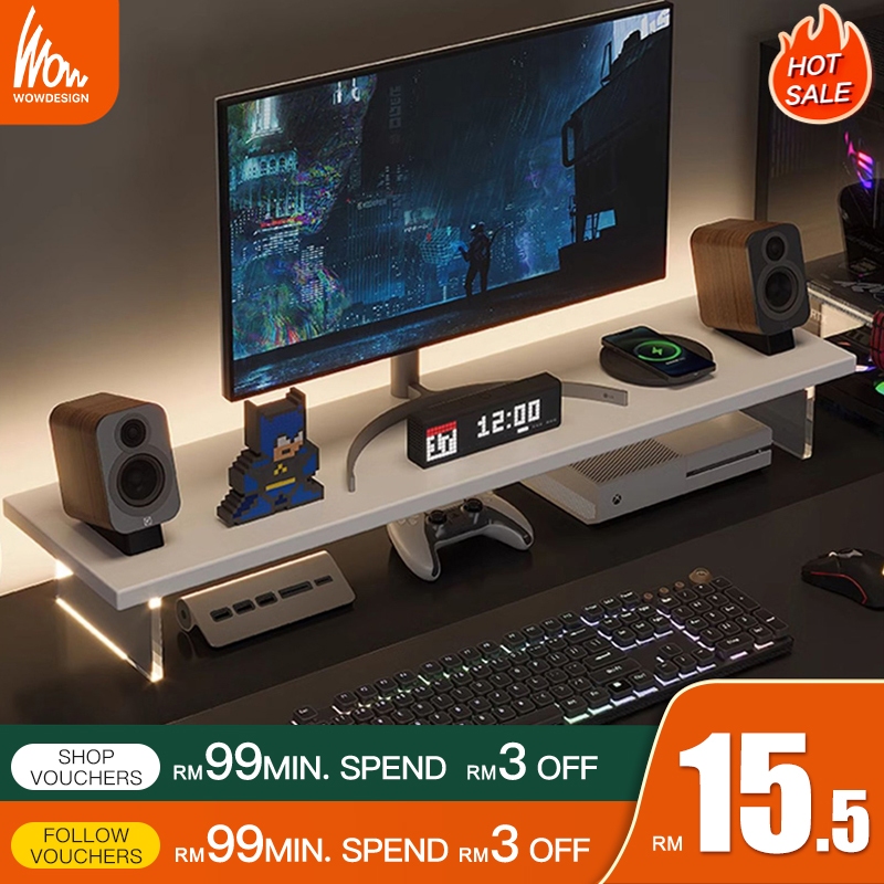 Monitor Riser Acrylic Monitor Stand Monitor Rack Computer Stand PC ...