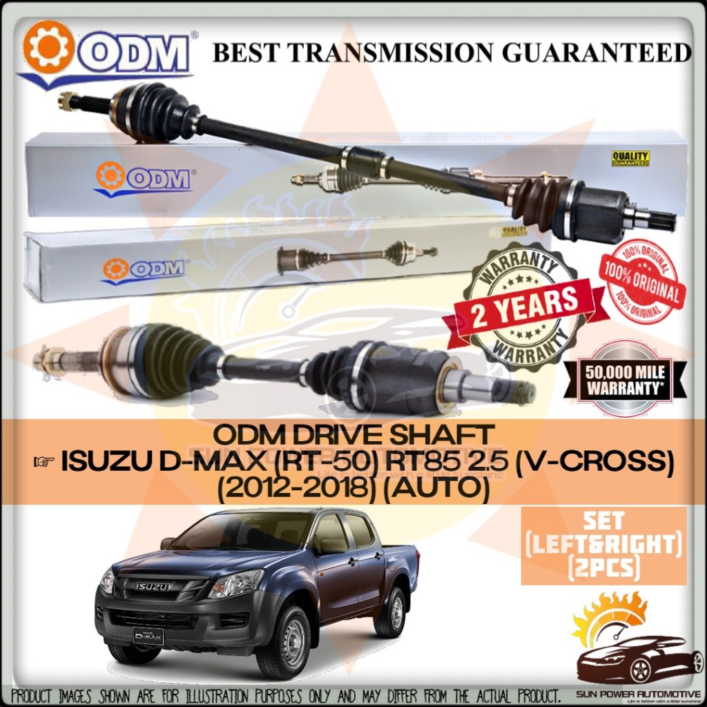 Isuzu D-MAX Dmax RT-50 RT50 RT85 2.5 V-CROSS Vcross AUTO 100% ORIGINAL ...