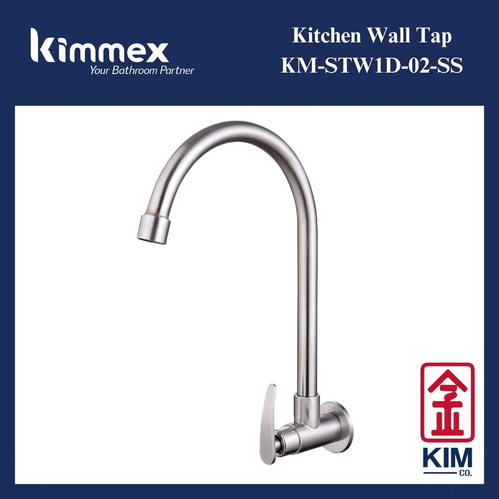 kimmex WM Kitchen Sink Tap (KM-STW1D-02-SS) | Kitchen Faucet | Sink Tap ...