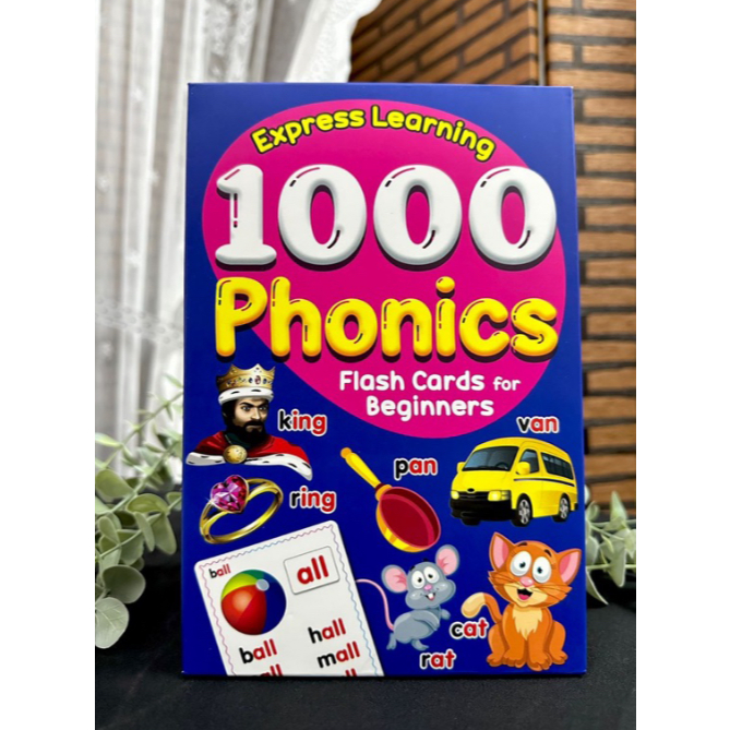 Early Learning Flash Card 1000 Phonics Flash Cards For Beginners ...