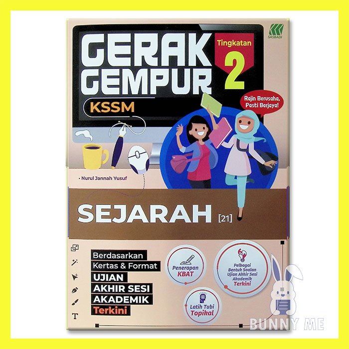 [bunny] 2024 Buku Latihan : Gerak Gempur Uasa Kssm Semakan Tingkatan 1. 