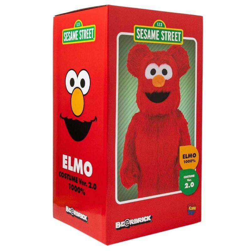 New)Medicom toy - Bearbrick - Elmo Ver 2.0 - 1000% Double box | Shopee  Malaysia