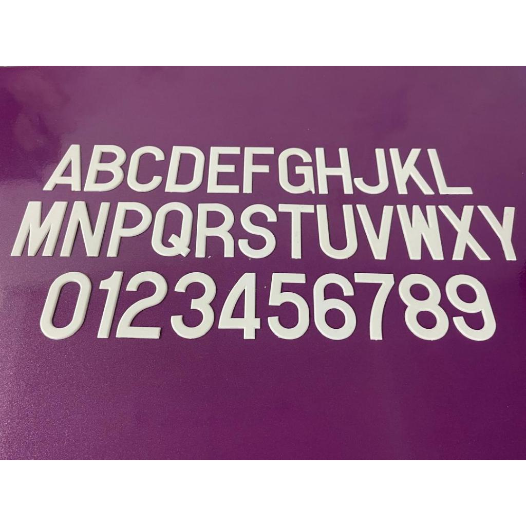 (20pcs)C70 Car Number Wordings **JPJ Approved **/ Perkataan Nombor Plat ...