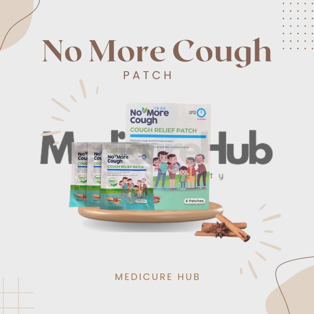 NO MORE COUGH || COUGH RELIEF PATCH 100% ORGANIC (BATUK) | Shopee Malaysia