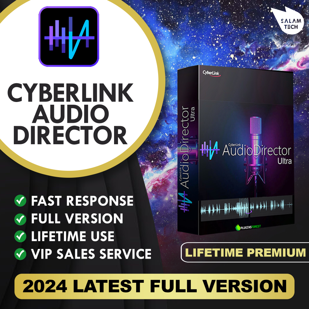 CyberLink Audio Director 2024 v14 ⚡ LIFETIME PREMIUM ⚡LATEST 2024 ⚡