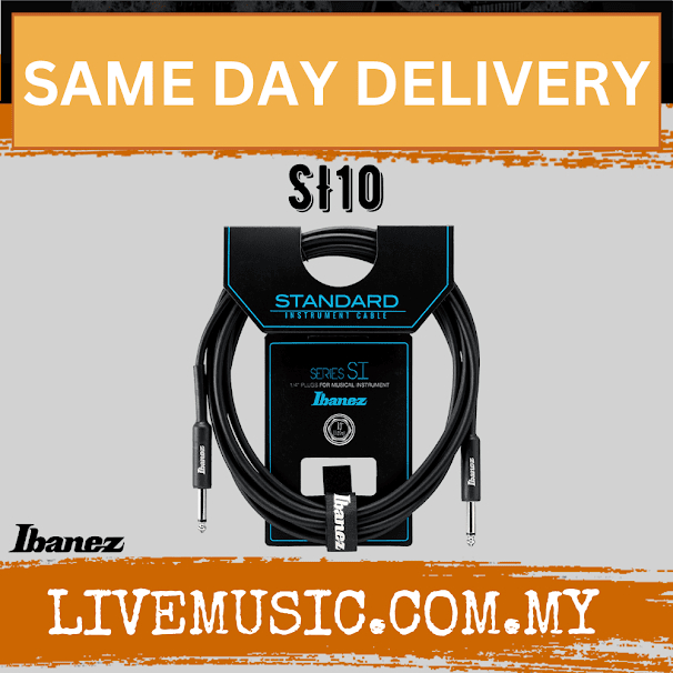 Ibanez SI10 Guitar Instrument Woven Cable - 10ft (SI 10/SI-10) | Shopee ...