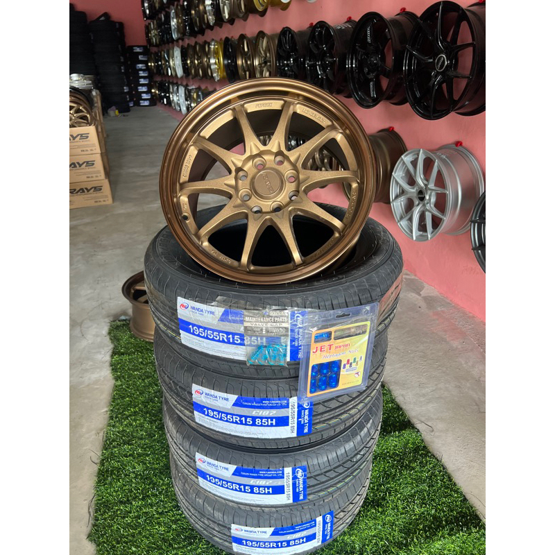 rim baru tayar baru ce28 Thailand 15x7 15x6.5 | Shopee Malaysia