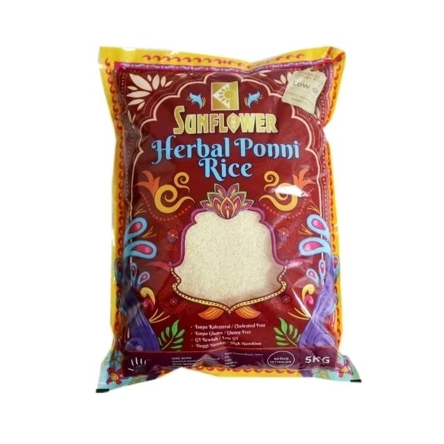 Sunflower Herbal Ponni Rice - 5kg | Shopee Malaysia