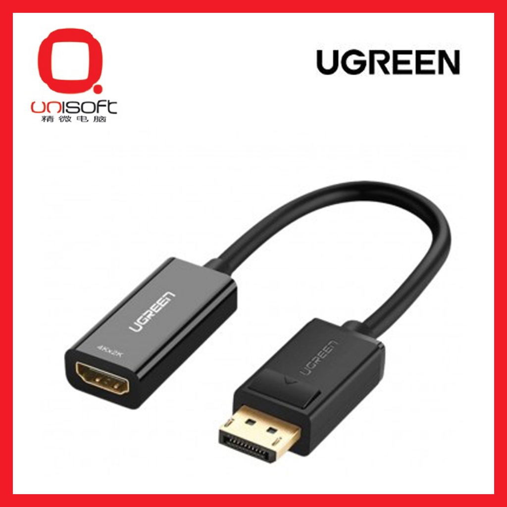 Ugreen Cable Cable from DisplayPort (Male) to HDMI (Female ...