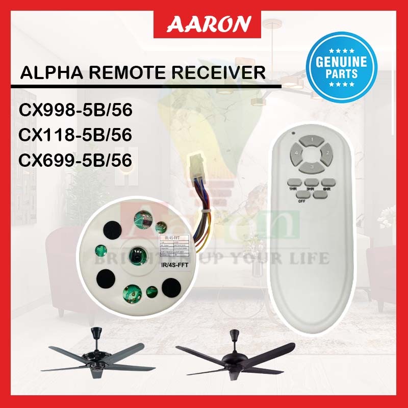 ALPHA Cosa Ceiling Fan Remote Control Receiver PCB IR/4S-FFT IR/4S-FFT ...
